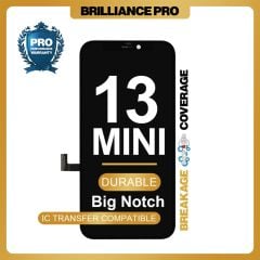 Brilliance Pro iPhone 13 Mini LCD with Touch Black (Big Notch) Hard OLED