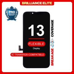 Brilliance Elite iPhone 13 LCD With Touch Black Soft OLED (R-IC)