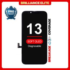 Brilliance Elite iPhone 13 Diagnosable LCD With Touch Black Soft OLED