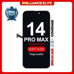 Brilliance Elite iPhone 14 Pro Max Diagnosable LCD With Touch Black Soft OLED