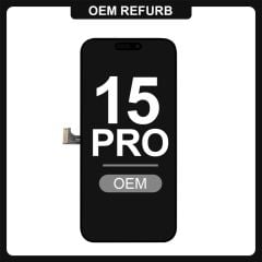 iPhone 15 Pro LCD with Touch Black (OEM Refurbished)