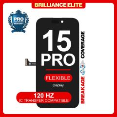 Brilliance Elite iPhone 15 Pro LCD With Touch Black Soft OLED (120 HZ)