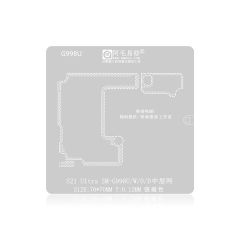 BGA Reballing Middle Layer Stencil Compatible For Samsung Galaxy S21 Ultra (SM-G998)