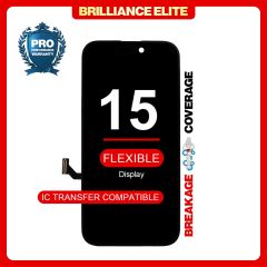 Brilliance Elite iPhone 15 LCD With Touch Black Soft OLED