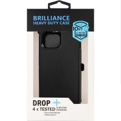Brilliance HEAVY DUTY Samsung A03S  Pro Series Case Black