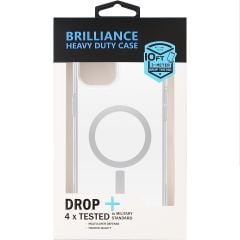 Brilliance HEAVY DUTY iPhone 15 Pro Max Slim + Magnetic Series Clear Case