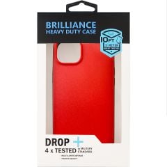 Brilliance HEAVY DUTY iPhone 15 Slim Series Red Case