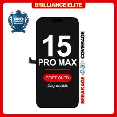 Brilliance Elite iPhone 15 Pro Max Diagnosable LCD With Touch Black Soft OLED