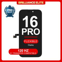 Brilliance Elite iPhone 16 Pro LCD With Touch Black Soft Oled  Display (120 HZ)