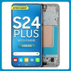 Samsung S24 Plus LCD with Touch + Frame After Market OLED Green