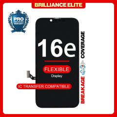 Brilliance Elite iPhone 16e LCD With Touch Black Soft OLED (R-IC)
