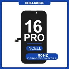 Brilliance iPhone 16 Pro Incell LCD Black (90 HZ) (Bigger Bottom Frame)