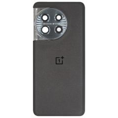 OnePlus 11 Back Cover Glass With Camera Lens Bracket (Titan Black)
