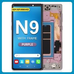 Samsung Note 9 LCD With Touch + Frame Purple (Refurbished)