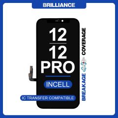 Brilliance iPhone 12 / 12 Pro LCD with Touch Incell Black (R-IC)