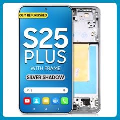 Samsung S25 Plus LCD with Touch + Frame Silver Shadow Refurbished