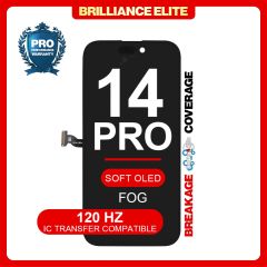 Brilliance Elite iPhone 14 Pro LCD With Touch Black Soft OLED (FOG) (120 HZ)
