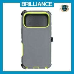 Brilliance HEAVY DUTY iPhone 17 Pro Max (Pro Series) + Magnetic Case Dark Gray + Green