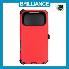 Brilliance HEAVY DUTY iPhone 17 Pro Max (Pro Series) Case Red Black