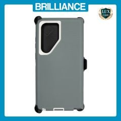 Brilliance HEAVY DUTY Samsung S25 Ultra (Pro Series) Case Grey White