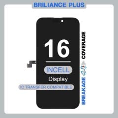 Brilliance Plus iPhone 16 LCD with Touch Black Incell