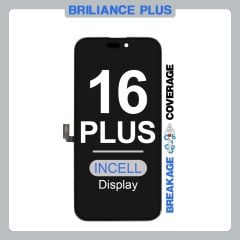 Brilliance Plus iPhone 16 Plus LCD with Touch Black Incell
