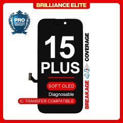 Brilliance Elite iPhone 15 Plus Diagnosable LCD With Touch Black Soft OLED