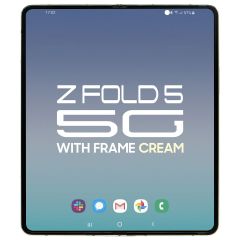 Samsung Z Fold 5 5G Inner LCD With Touch + Frame Cream (Refurbished OLED)