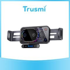 TRUSMI CC12-01 15W Wireless Charger Intelligent Sensor Car Phone Holder Grey