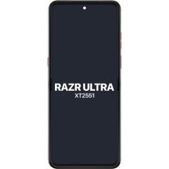 Motorola Razr Ultra 2025 (XT2551 / 2025) / Razr 60 Ultra (XT2551 / 2025) Inner LCD with Touch + Frame (Rio Red)