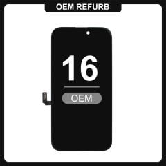 iPhone 16 LCD with Touch Black (OEM Refurbished)