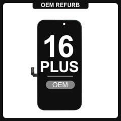 iPhone 16 Plus LCD with Touch Black (OEM Refurbished)