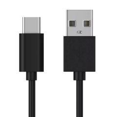 USB to Type C Cable Black (15W) Pack of 10