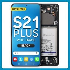 Samsung S21 Plus 5G LCD With Touch + Frame Phantom Black SERVICE PACK