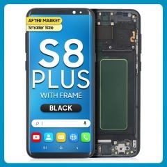 Samsung S8 Plus LCD With Touch + Frame After Market Black (Smaller Size)