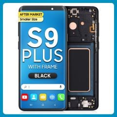 Samsung S9 Plus LCD with Touch + Frame After Market Black (Smaller Size)
