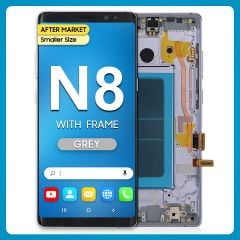 Samsung Note 8 LCD With Touch + Frame After Market Grey (Smaller Size)