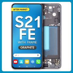 Samsung S21 FE 2021 LCD with Touch + Frame After Market OLED Graphite