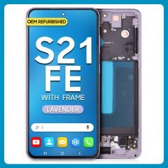 Samsung S21 FE 2021 LCD with Touch + Frame Lavender (Refurbished)