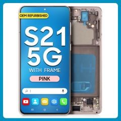 Samsung S21 5G LCD with Touch + Frame Phantom Pink (Refurbished)