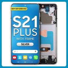 Samsung S21 Plus 5G LCD with Touch + Frame Phantom Silver (Refurbished)