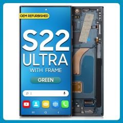 Samsung S22 Ultra 5G LCD with Touch + Frame Green (Refurbished)