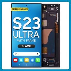 Samsung S23 Ultra 5G LCD with Touch + Frame Phantom Black (Refurbished)
