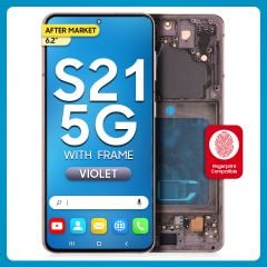 Samsung S21 5G LCD with Touch + Frame After Market Phantom Violet (BIG SIZE) 6.2'