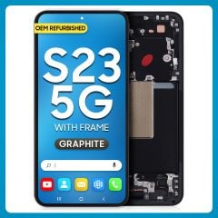 Samsung S23 5G LCD with Touch + Frame Graphite (Refurbished)