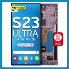 Samsung S23 Ultra 5G LCD with Touch + Frame After Market Lavender (BIG SIZE ) 6.81'
