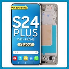 Samsung S24 Plus LCD with Touch + Frame Yellow (Refurbished)