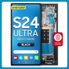 Samsung S24 Ultra LCD with Touch + Frame After Market Titanium Black