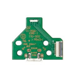 PlayStation 4 Controller (Version 1: JDS-011) Micro USB Charging Port Board With 12-Pin Flex Cable