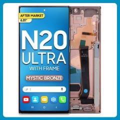 Samsung Note 20 Ultra 5G LCD with Touch + Frame After Market Mystic Bronze (BIG SIZE) 6.81'